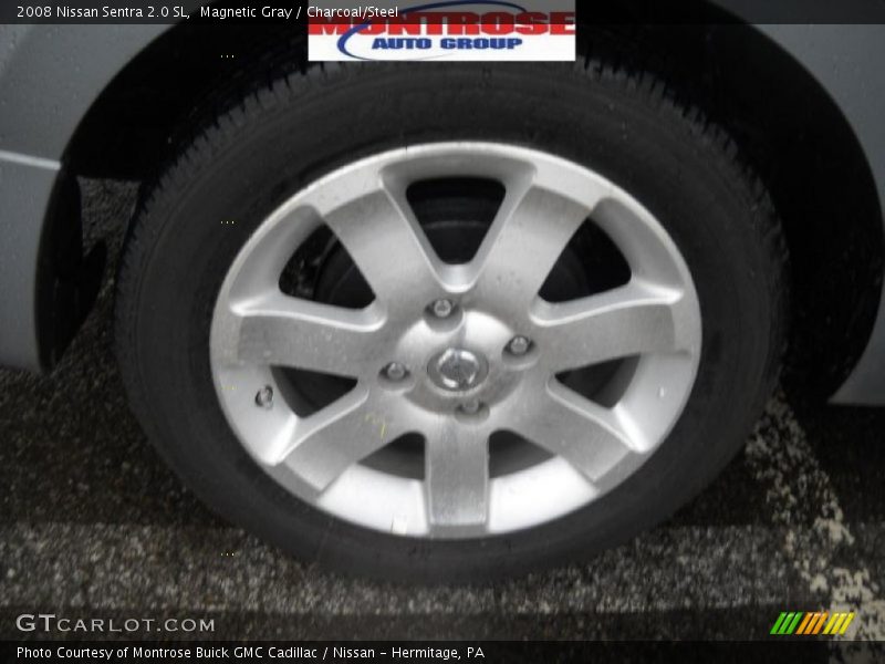 Magnetic Gray / Charcoal/Steel 2008 Nissan Sentra 2.0 SL