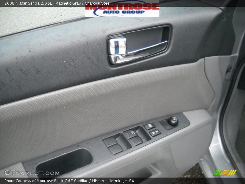 Magnetic Gray / Charcoal/Steel 2008 Nissan Sentra 2.0 SL