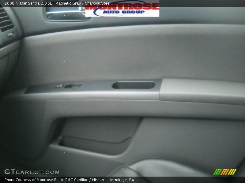 Magnetic Gray / Charcoal/Steel 2008 Nissan Sentra 2.0 SL