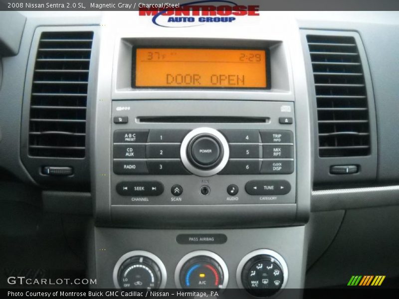 Magnetic Gray / Charcoal/Steel 2008 Nissan Sentra 2.0 SL