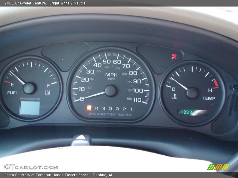 Bright White / Neutral 2001 Chevrolet Venture