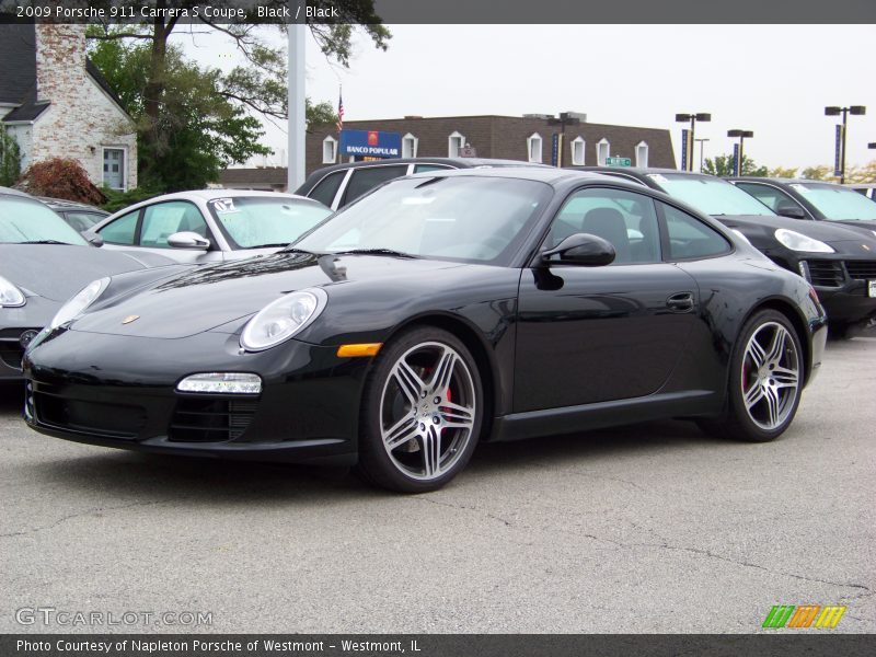 Black / Black 2009 Porsche 911 Carrera S Coupe