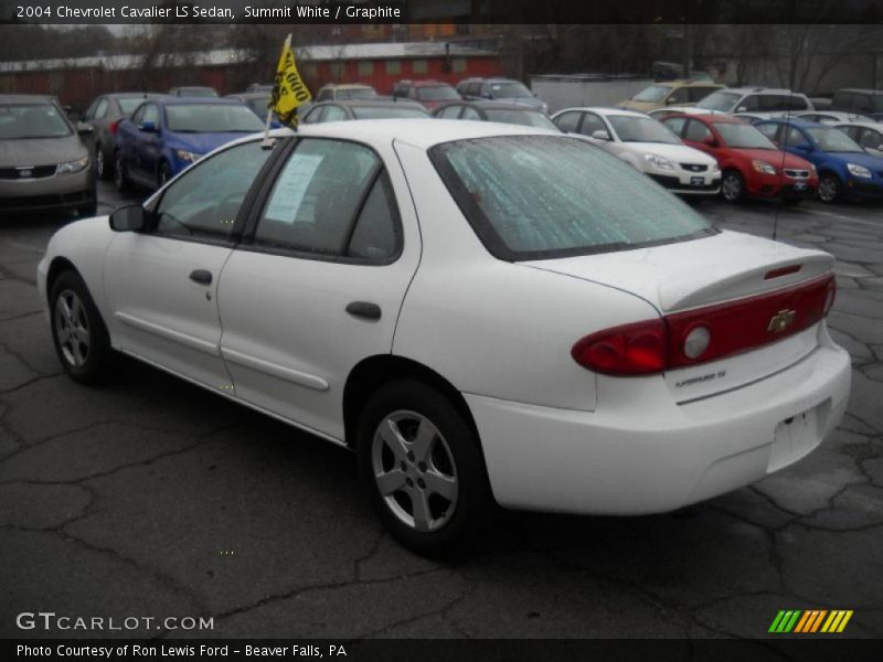 Summit White / Graphite 2004 Chevrolet Cavalier LS Sedan