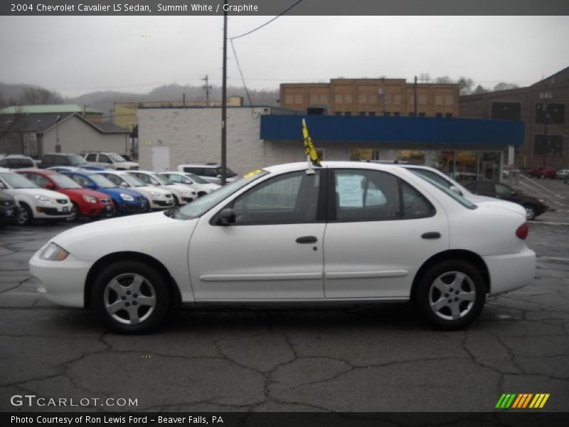 Summit White / Graphite 2004 Chevrolet Cavalier LS Sedan