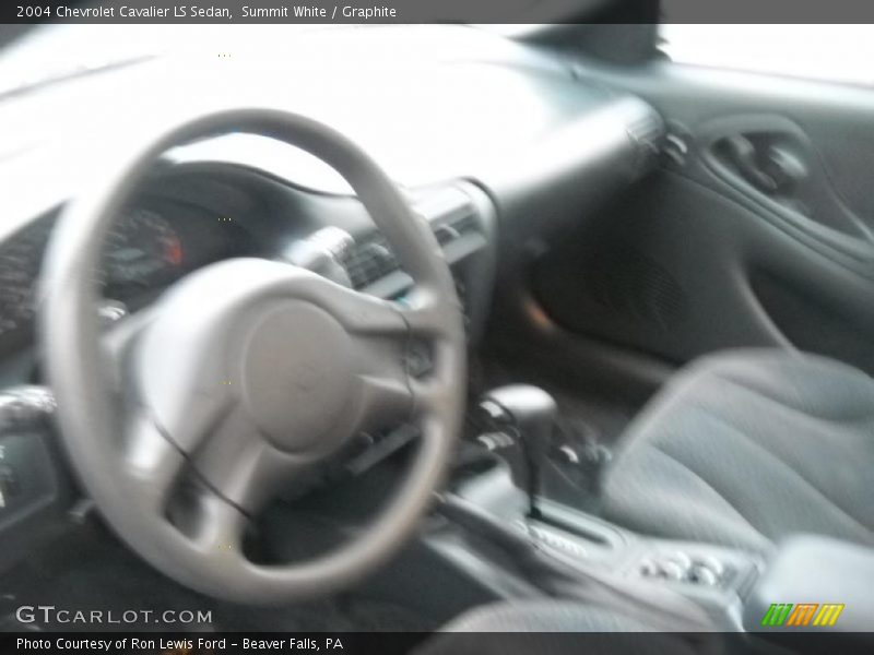 Summit White / Graphite 2004 Chevrolet Cavalier LS Sedan