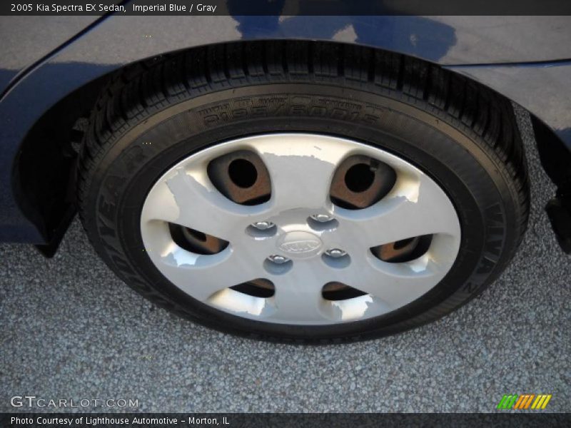 Imperial Blue / Gray 2005 Kia Spectra EX Sedan