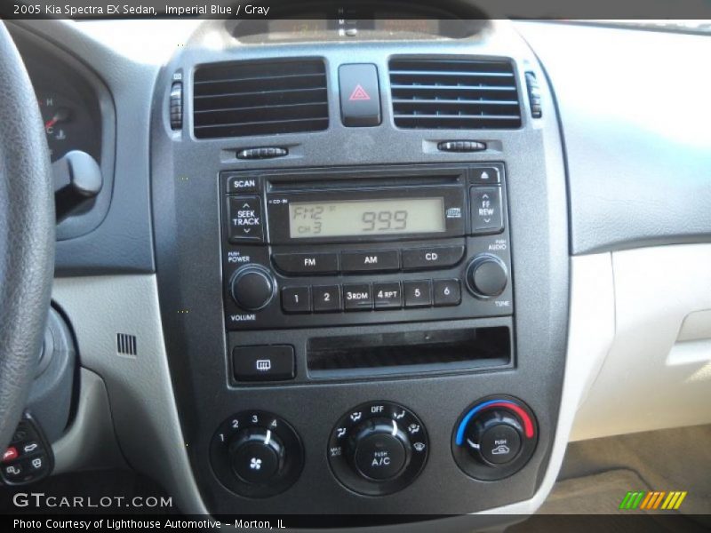 Imperial Blue / Gray 2005 Kia Spectra EX Sedan