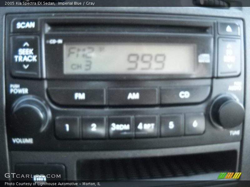Imperial Blue / Gray 2005 Kia Spectra EX Sedan