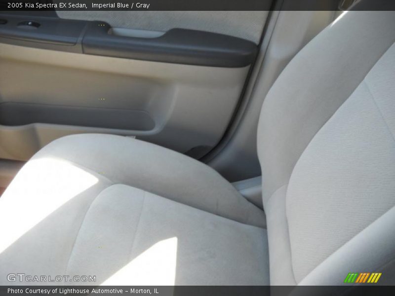 Imperial Blue / Gray 2005 Kia Spectra EX Sedan
