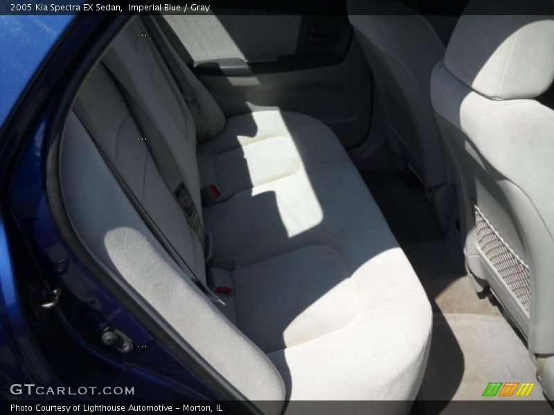 Imperial Blue / Gray 2005 Kia Spectra EX Sedan