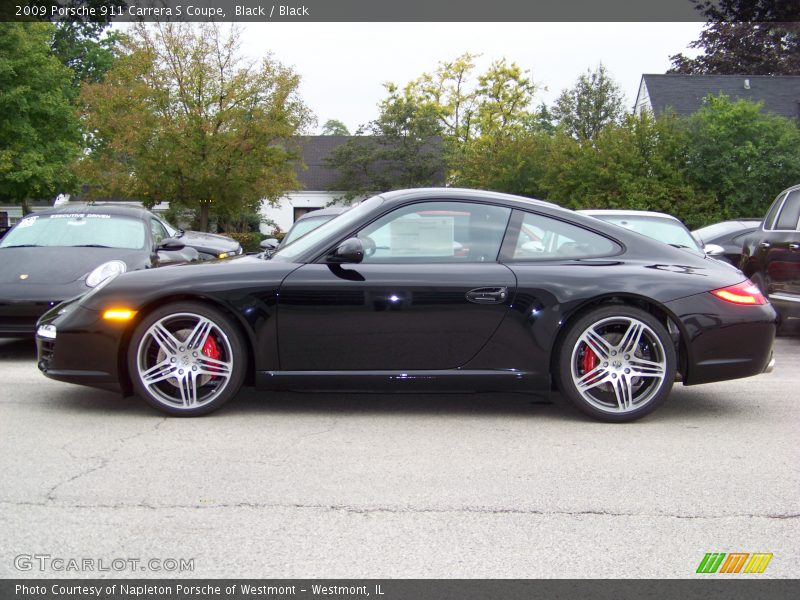 Black / Black 2009 Porsche 911 Carrera S Coupe