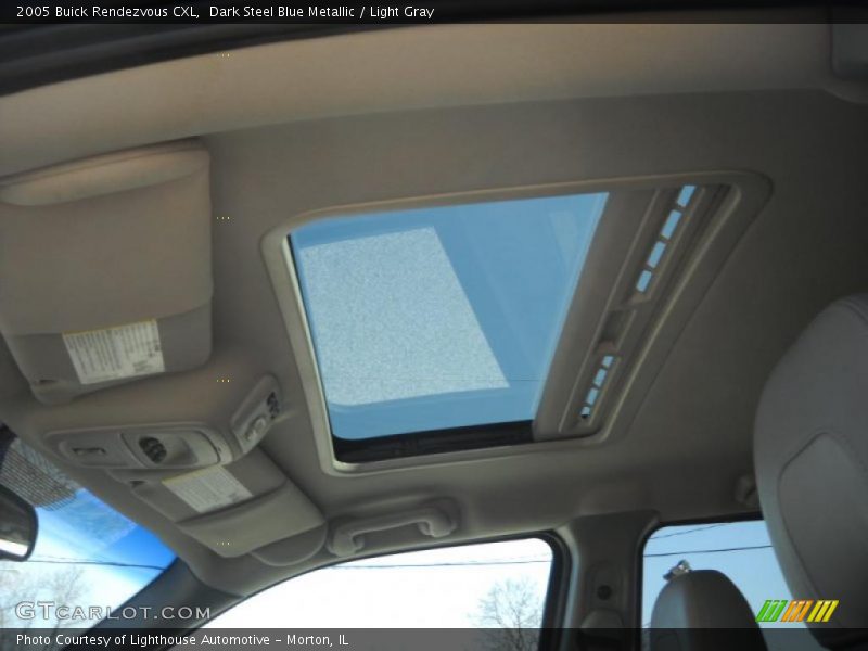 Dark Steel Blue Metallic / Light Gray 2005 Buick Rendezvous CXL