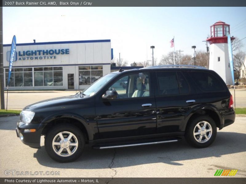 Black Onyx / Gray 2007 Buick Rainier CXL AWD