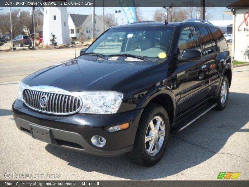 Black Onyx / Gray 2007 Buick Rainier CXL AWD