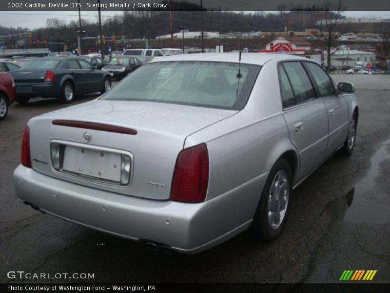 Sterling Metallic / Dark Gray 2002 Cadillac DeVille DTS