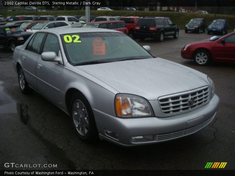 Sterling Metallic / Dark Gray 2002 Cadillac DeVille DTS