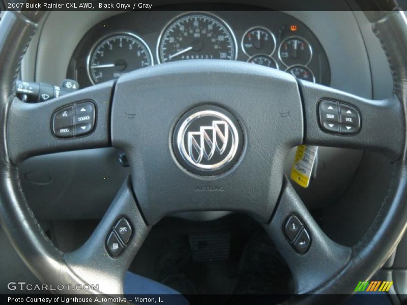 Black Onyx / Gray 2007 Buick Rainier CXL AWD