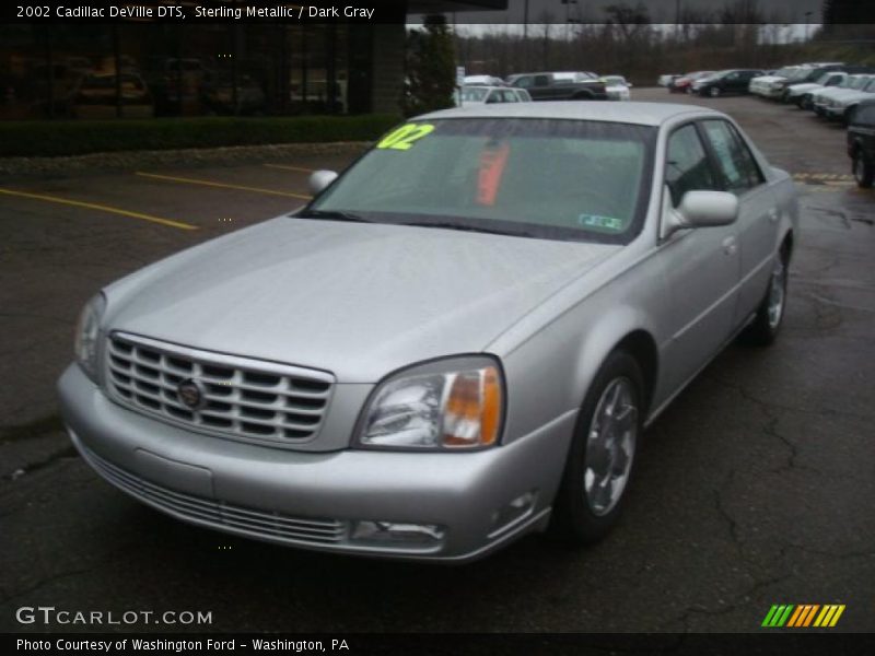 Sterling Metallic / Dark Gray 2002 Cadillac DeVille DTS