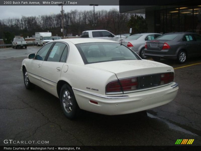 White Diamond / Taupe 2003 Buick Park Avenue