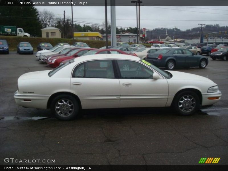 White Diamond / Taupe 2003 Buick Park Avenue
