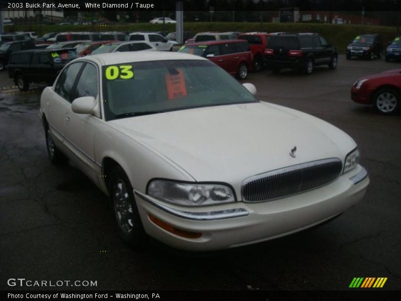 White Diamond / Taupe 2003 Buick Park Avenue