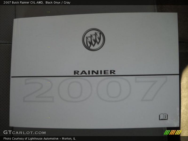 Black Onyx / Gray 2007 Buick Rainier CXL AWD