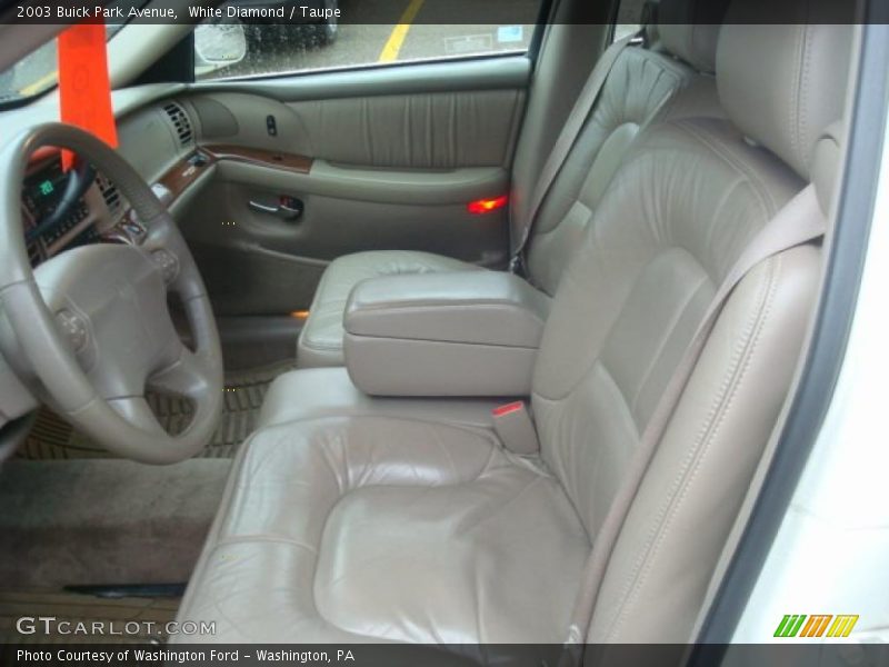 White Diamond / Taupe 2003 Buick Park Avenue