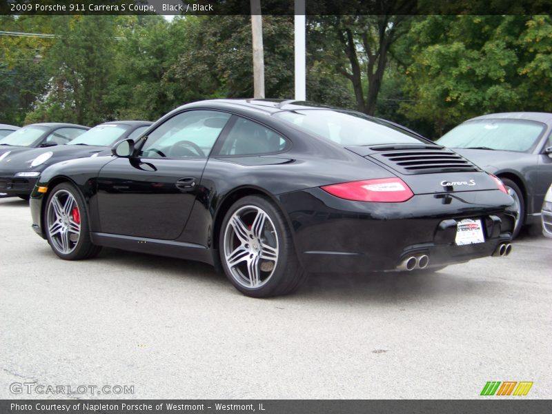Black / Black 2009 Porsche 911 Carrera S Coupe