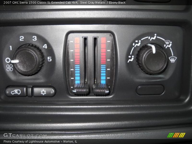 Steel Gray Metallic / Ebony Black 2007 GMC Sierra 1500 Classic SL Extended Cab 4x4