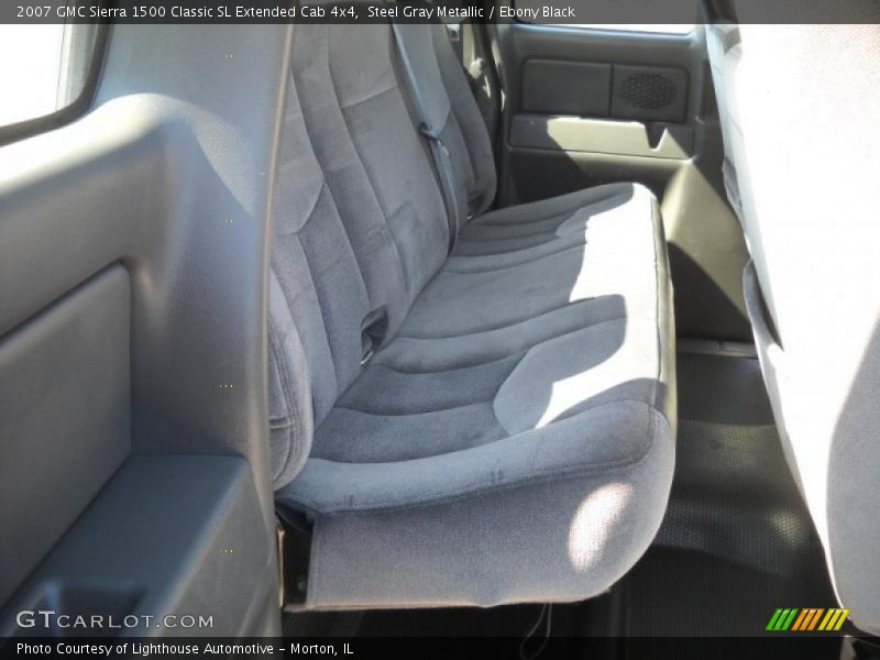 Steel Gray Metallic / Ebony Black 2007 GMC Sierra 1500 Classic SL Extended Cab 4x4