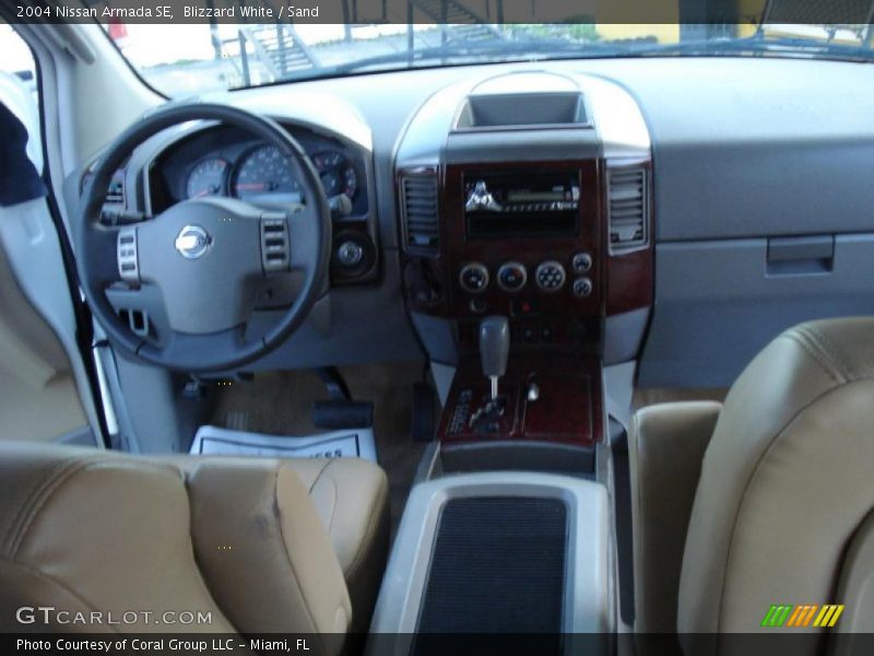 Blizzard White / Sand 2004 Nissan Armada SE