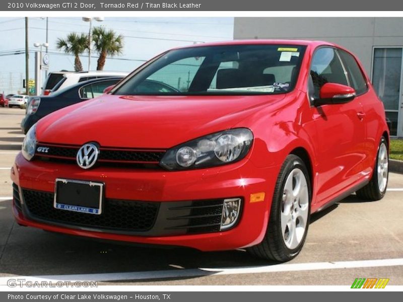 Tornado Red / Titan Black Leather 2010 Volkswagen GTI 2 Door