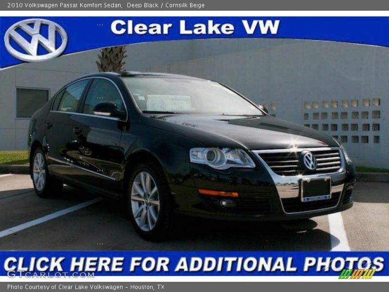 Deep Black / Cornsilk Beige 2010 Volkswagen Passat Komfort Sedan