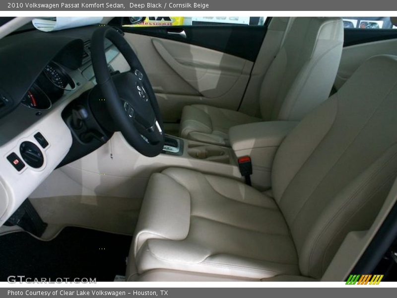 Deep Black / Cornsilk Beige 2010 Volkswagen Passat Komfort Sedan
