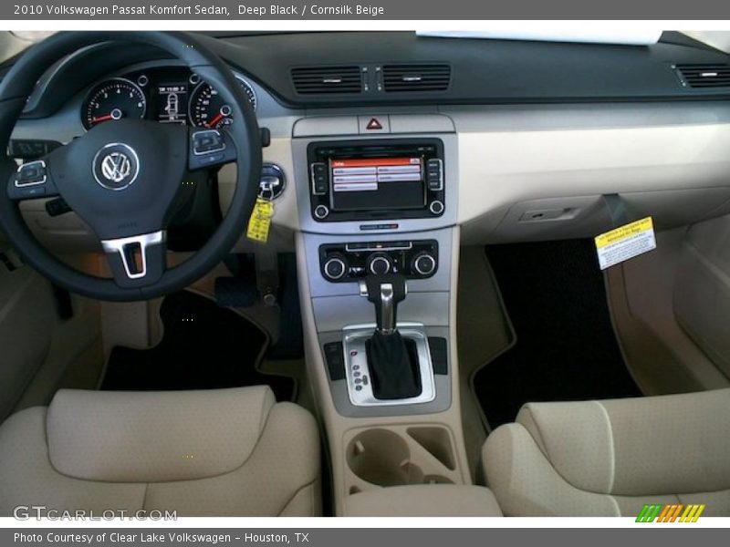 Deep Black / Cornsilk Beige 2010 Volkswagen Passat Komfort Sedan