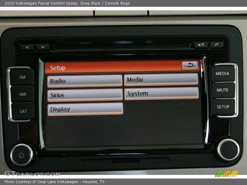 Deep Black / Cornsilk Beige 2010 Volkswagen Passat Komfort Sedan
