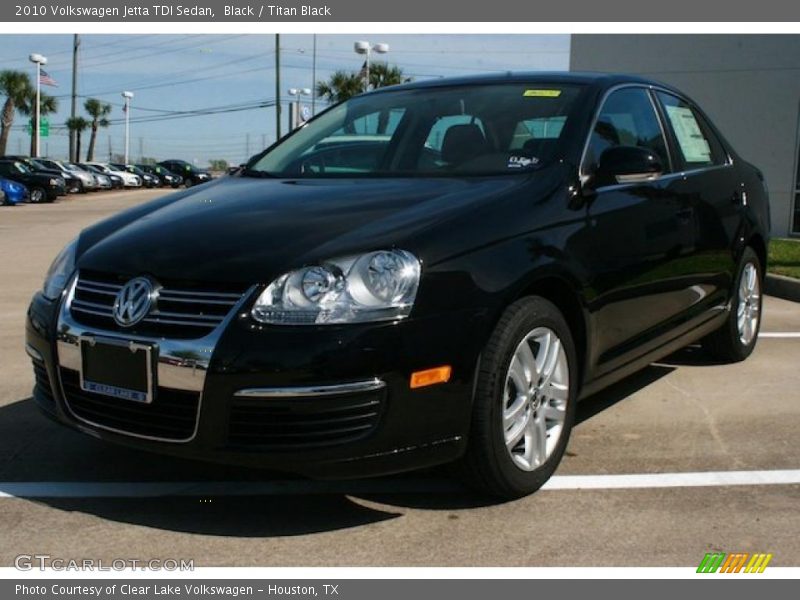 Black / Titan Black 2010 Volkswagen Jetta TDI Sedan