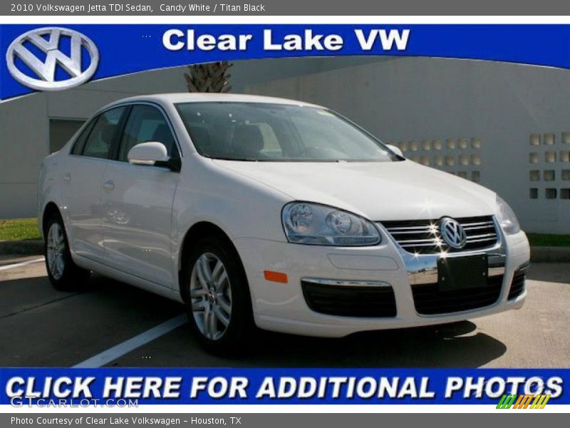 Candy White / Titan Black 2010 Volkswagen Jetta TDI Sedan