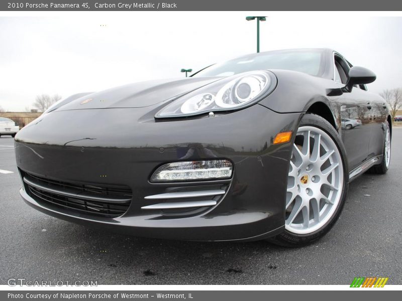 Carbon Grey Metallic / Black 2010 Porsche Panamera 4S