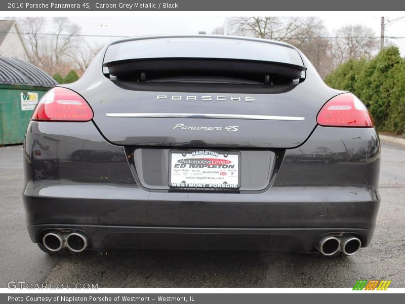 Carbon Grey Metallic / Black 2010 Porsche Panamera 4S