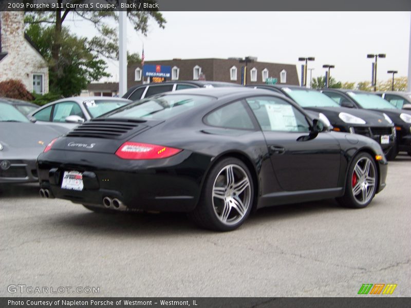 Black / Black 2009 Porsche 911 Carrera S Coupe