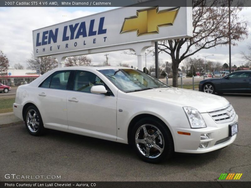 White Diamond / Cashmere 2007 Cadillac STS 4 V6 AWD