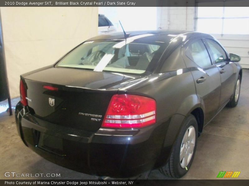 Brilliant Black Crystal Pearl / Dark Slate Gray 2010 Dodge Avenger SXT