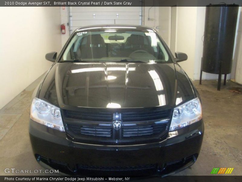 Brilliant Black Crystal Pearl / Dark Slate Gray 2010 Dodge Avenger SXT