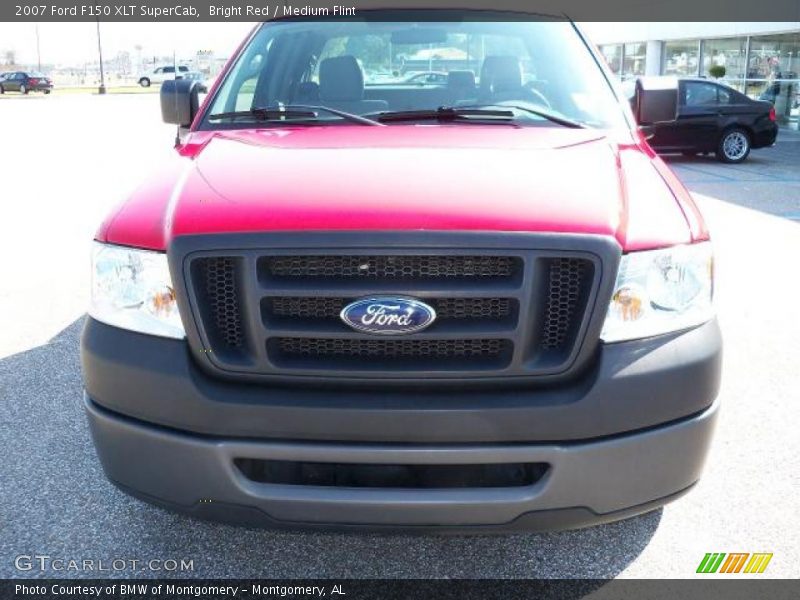 Bright Red / Medium Flint 2007 Ford F150 XLT SuperCab