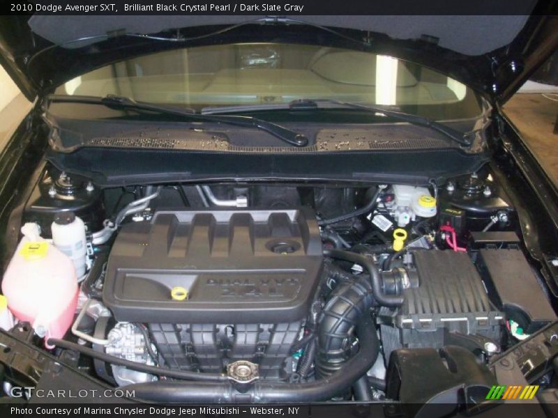 Brilliant Black Crystal Pearl / Dark Slate Gray 2010 Dodge Avenger SXT