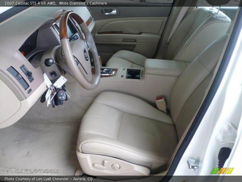 White Diamond / Cashmere 2007 Cadillac STS 4 V6 AWD