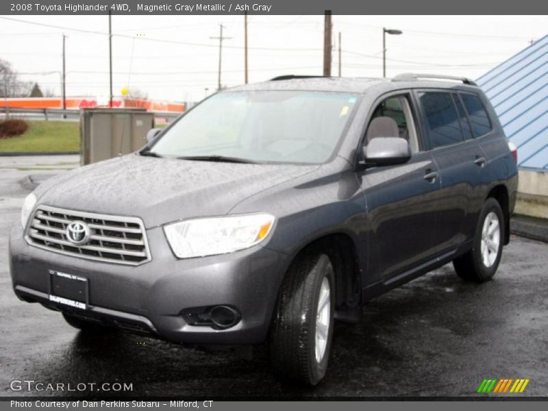 Magnetic Gray Metallic / Ash Gray 2008 Toyota Highlander 4WD