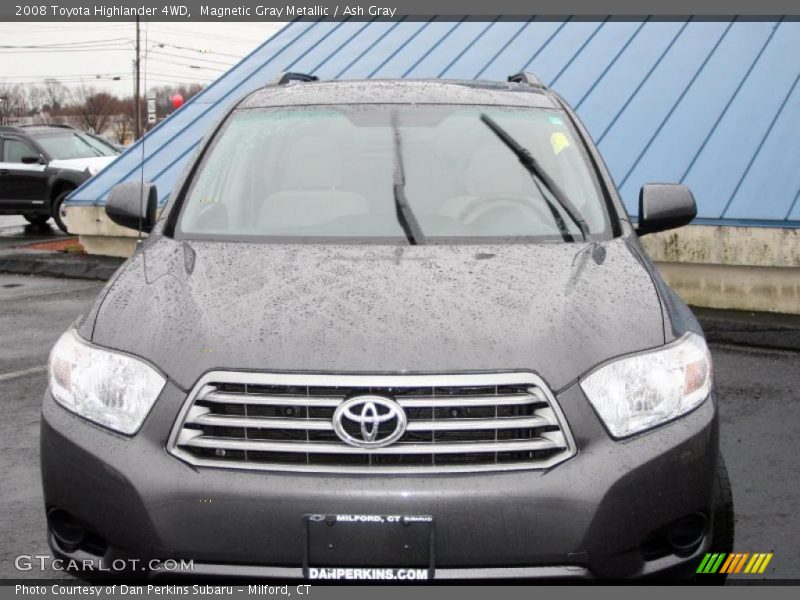 Magnetic Gray Metallic / Ash Gray 2008 Toyota Highlander 4WD