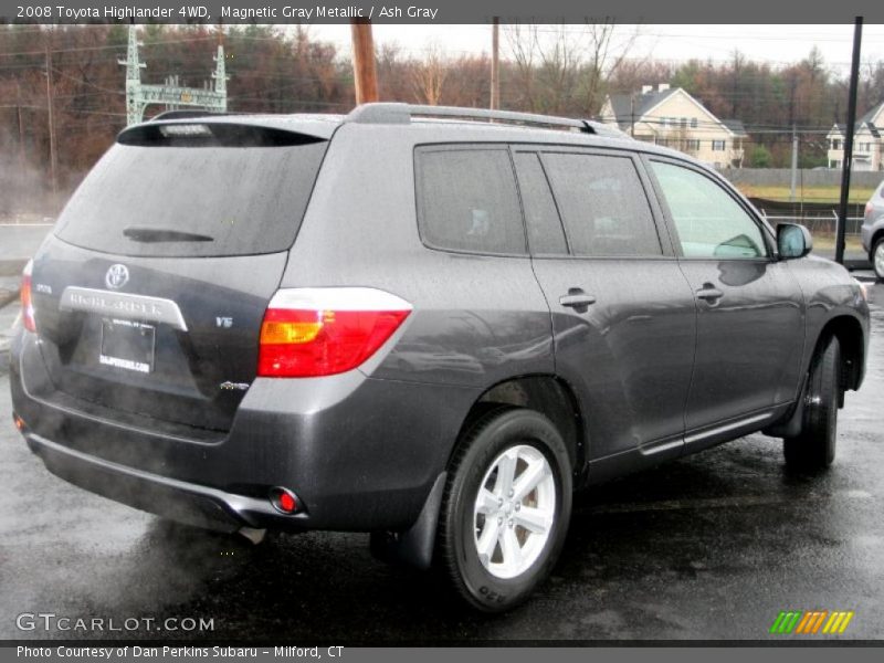 Magnetic Gray Metallic / Ash Gray 2008 Toyota Highlander 4WD